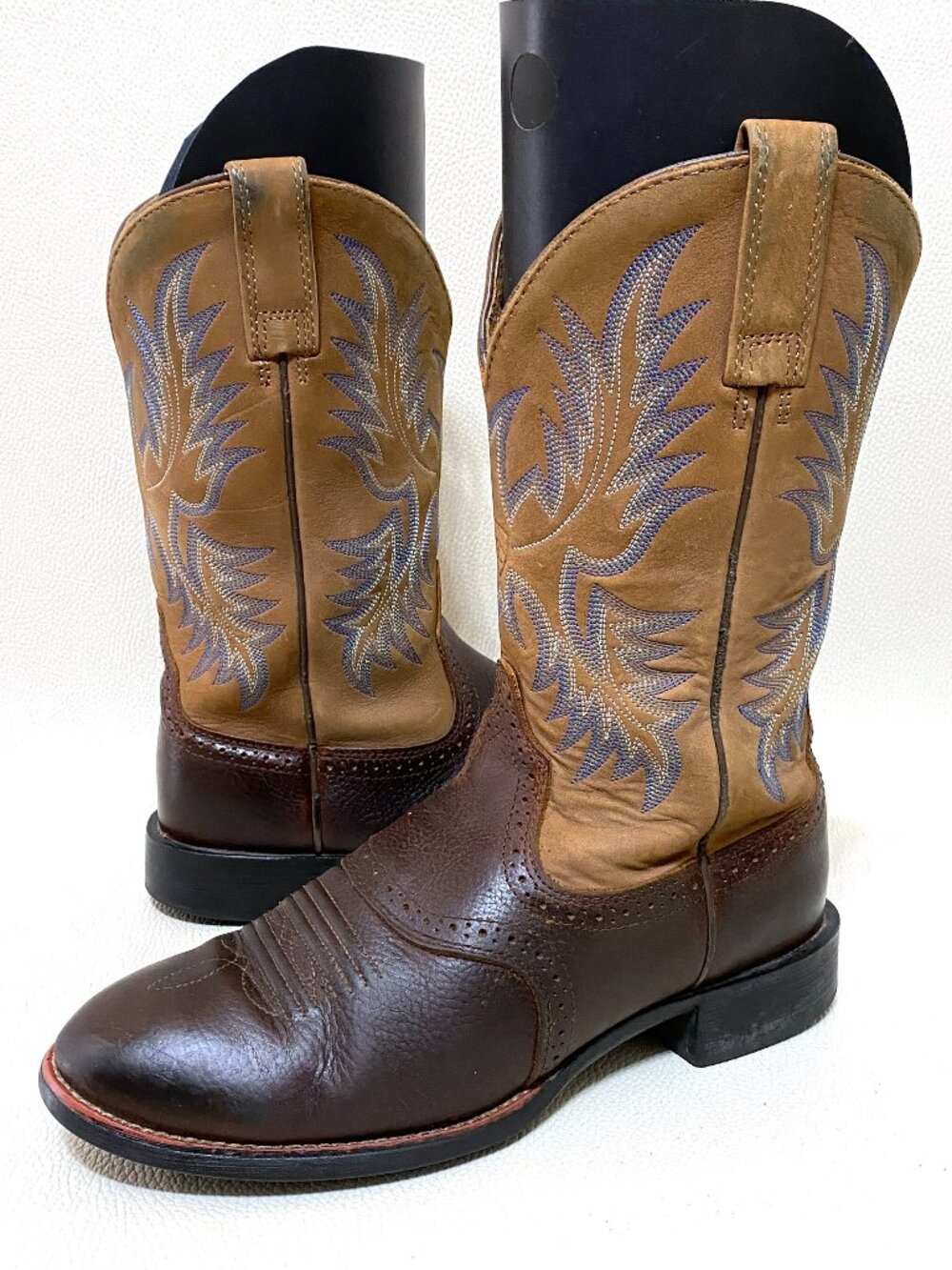 Ariat Mens Heritage Stockman Cowboy Western Boot Barrel Brown Size 9.5 D